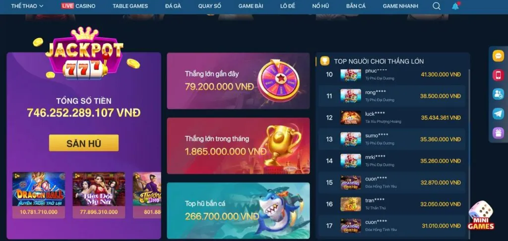 Trò chơi Bắn Cá Winbet App